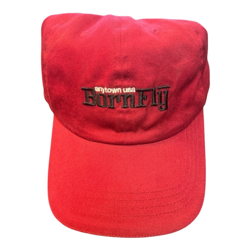 Born Fly Red Baseball Cap